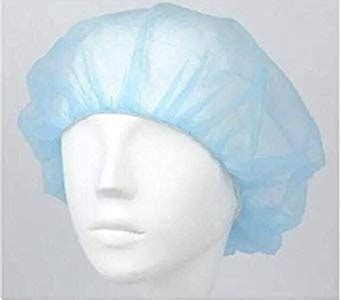 ZMDREAM Hair Nets Food Service Disposable Bouffant Cap Extra Large 24-Inch Latex Free Pack of 100 White. . Nurse head cover